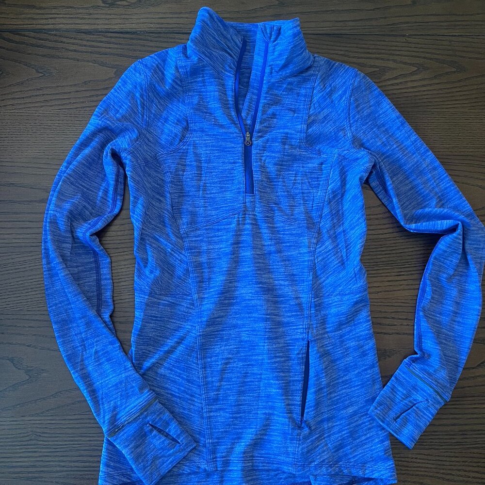 Lululemon Kanto Catch Me 1/2 Zip Blue 4